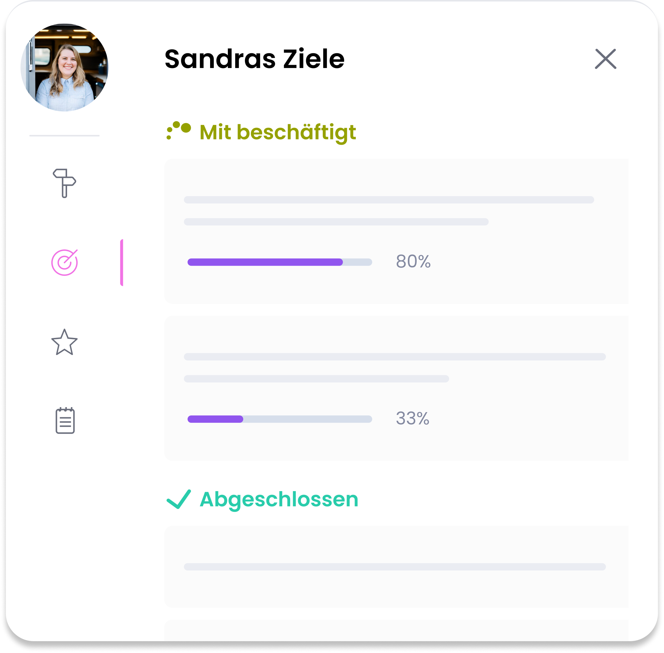 Ziele kontinuierlich in Learned nachverfolgen
