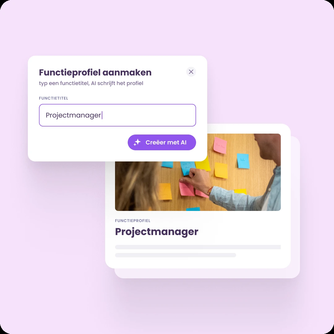 Functieprofiel aanmaken met AI in Learned